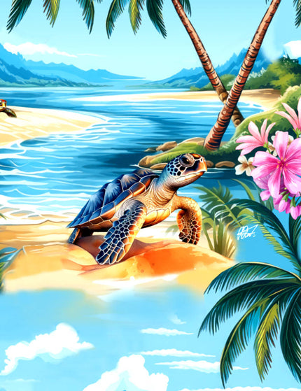 "Turtle Island" - Größe S-8XL - Hawaiihemd.shop
