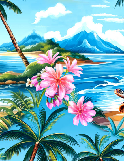 "Turtle Island" - Größe S-8XL - Hawaiihemd.shop