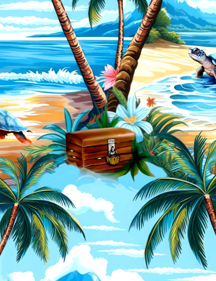 "Turtle Island" - Größe S-8XL - Hawaiihemd.shop