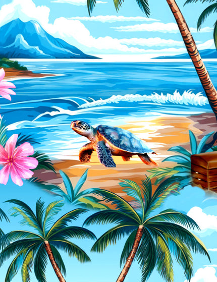 "Turtle Island" - Größe S-8XL - Hawaiihemd.shop