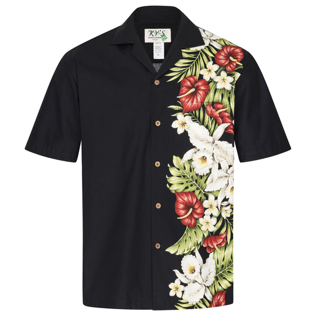 "Classic Black" - Made in Hawaii - Hawaiihemd.shop