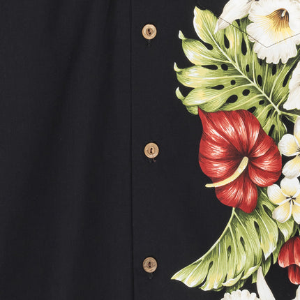 "Classic Black" - Made in Hawaii - Hawaiihemd.shop