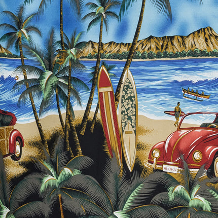 "Day on the Beach" - Made in Hawaii - Hawaiihemd.shop