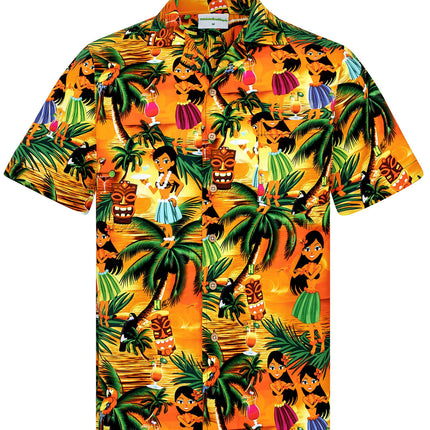 "Drunken Aloha Girls" - Größe 6XL - Hawaiihemd.shop
