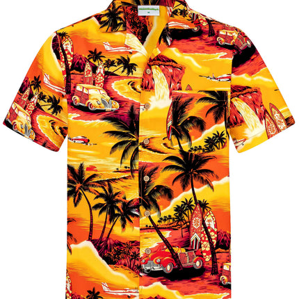 "Golden Summer" - Größe 4XL+6XL - Hawaiihemd.shop