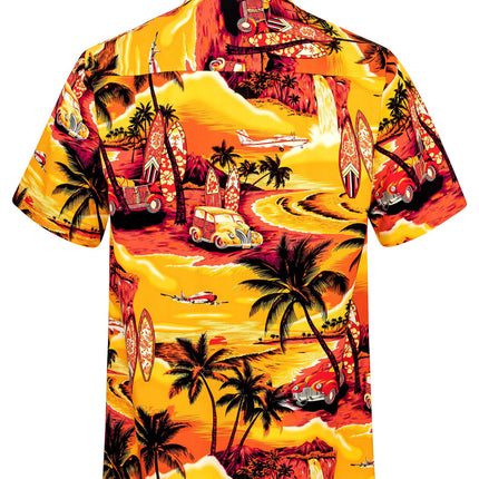 "Golden Summer" - Größe 4XL+6XL - Hawaiihemd.shop
