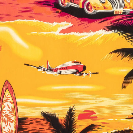 "Golden Summer" - Größe 4XL+6XL - Hawaiihemd.shop