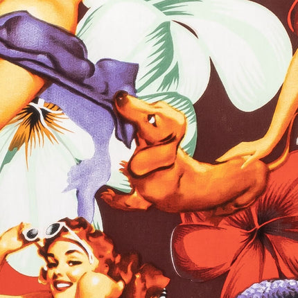 "Flower Girls (red)" - Größe S-8XL - Hawaiihemd.shop