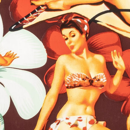 "Flower Girls (red)" - Größe S-8XL - Hawaiihemd.shop