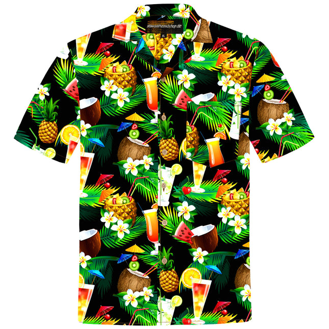 "Hawaiian Cocktails" - Größe 4XL-8XL - Hawaiihemd.shop