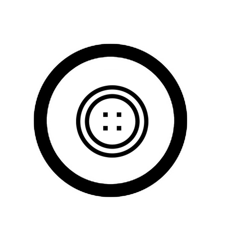Darstellung eines Knopf-Symbols für Hawaiihemden
