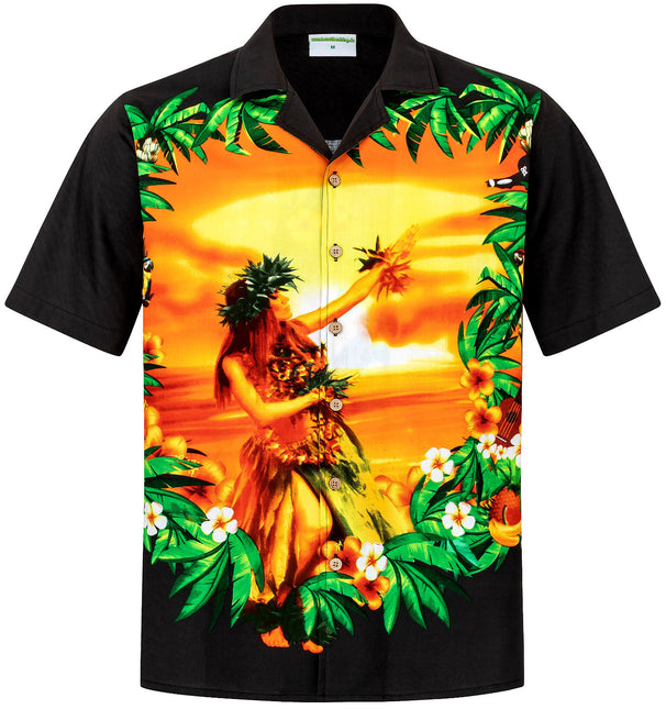 "Hawaiian Beauty" - Größe M-6XL - Hawaiihemd.shop