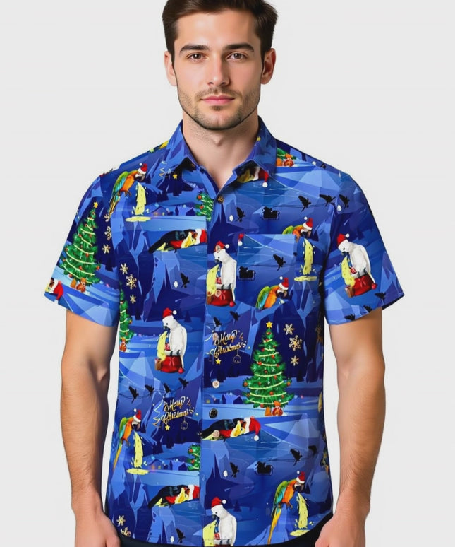 "Christmas Parrots" - size S-8XL