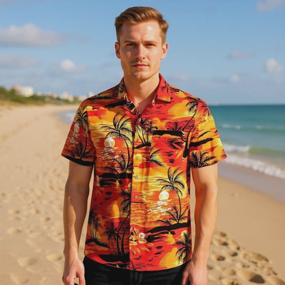 Hawaiian shirt "Evening on Hawaii" - size S-8XL
