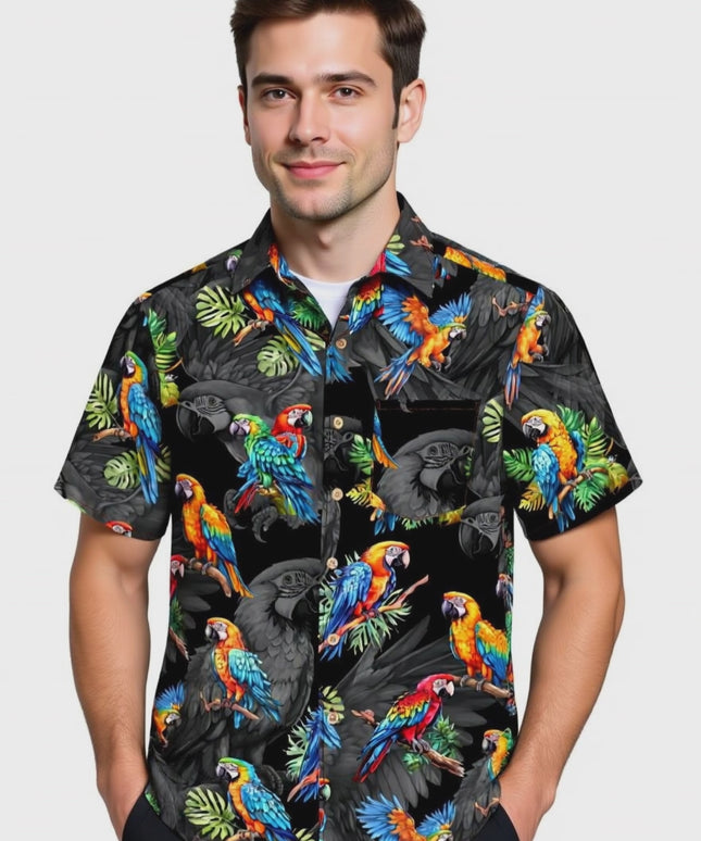 "Hawaian Parrots" - size S-8XL