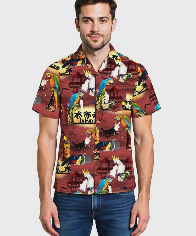 "Drunken Parrots" - size S-8XL