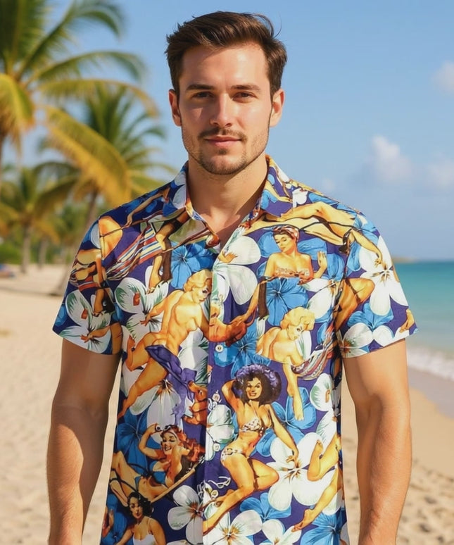 "Flower Girls (blue)" - size S-8XL