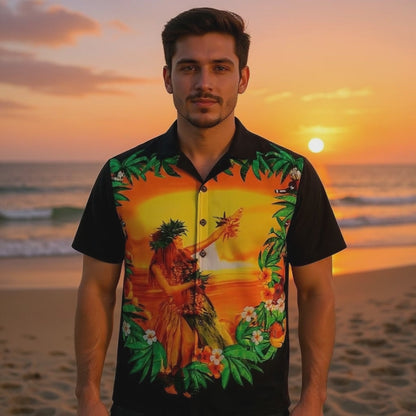 Hawaiian shirt "Hawaian Beauty" - size M-6XL
