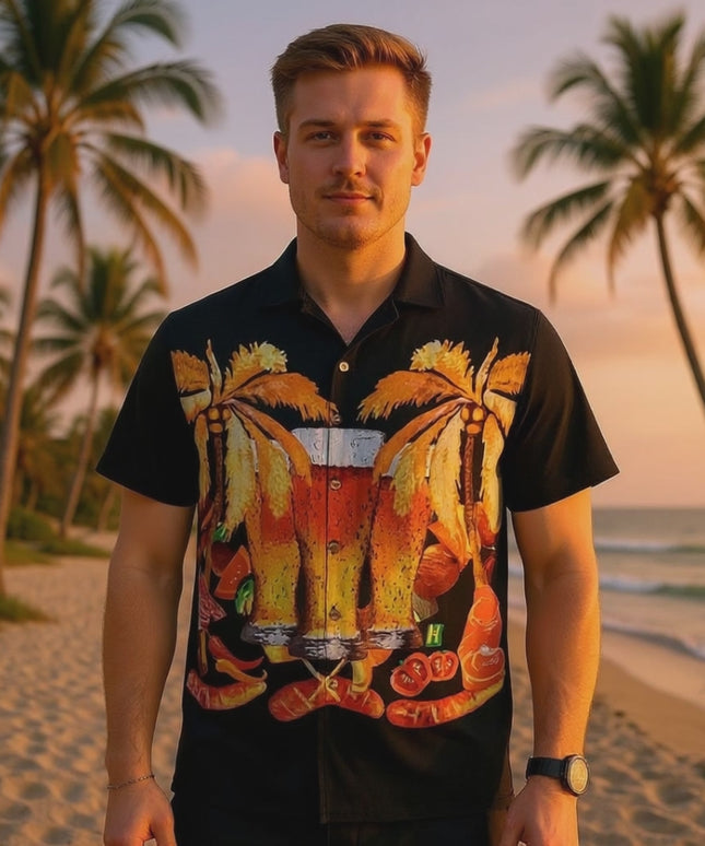 « Bière et barbecue » - Tailles M à 6XL