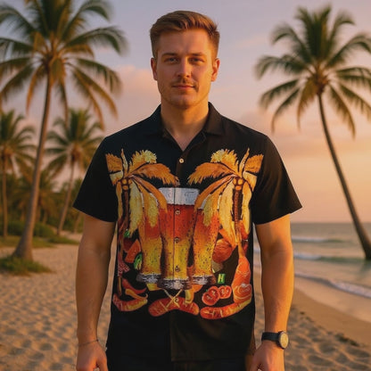 Hawaiian shirt "Beer & BBQ" - size M-6XL