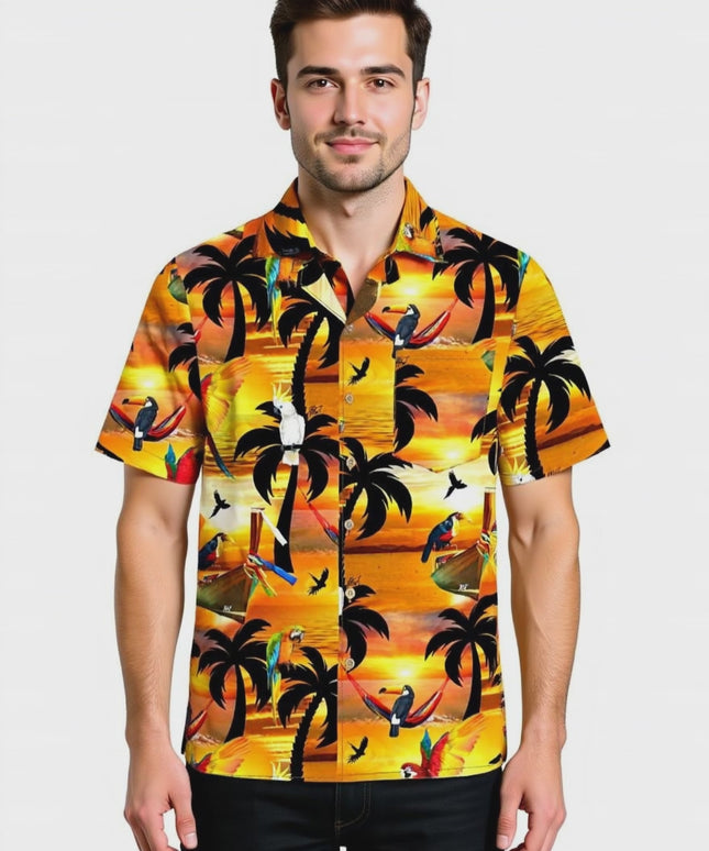 "Sunshine Parrots" - size S-8XL