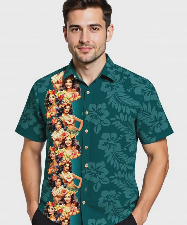 "Girls of Hawaii" - Sizes S-8XL