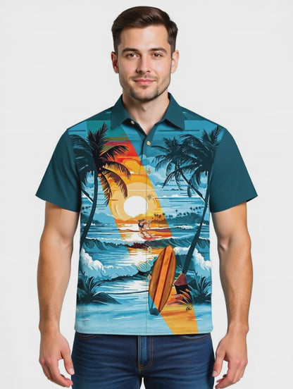Hawaiihemd "Beach Day" - Größe S-8XL