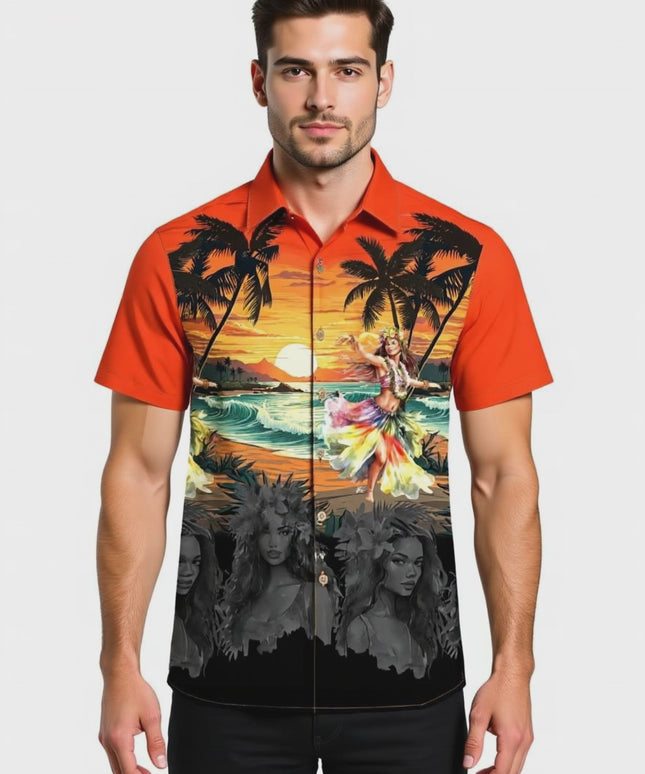 « Fille hawaïenne » - Tailles S à 8XL